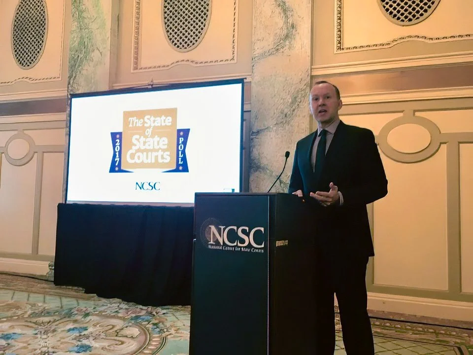 Jesse speaking at NCSC's 'The State of State Courts 2017' event.