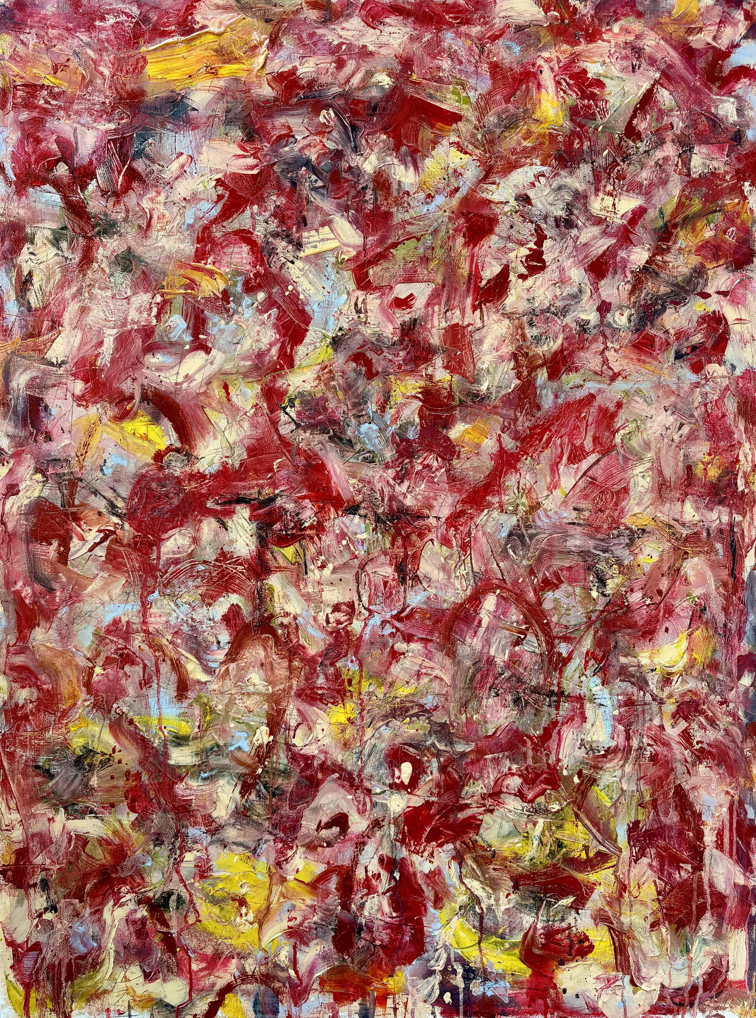 Farewell Roses. Oil on canvas. 30x40in.