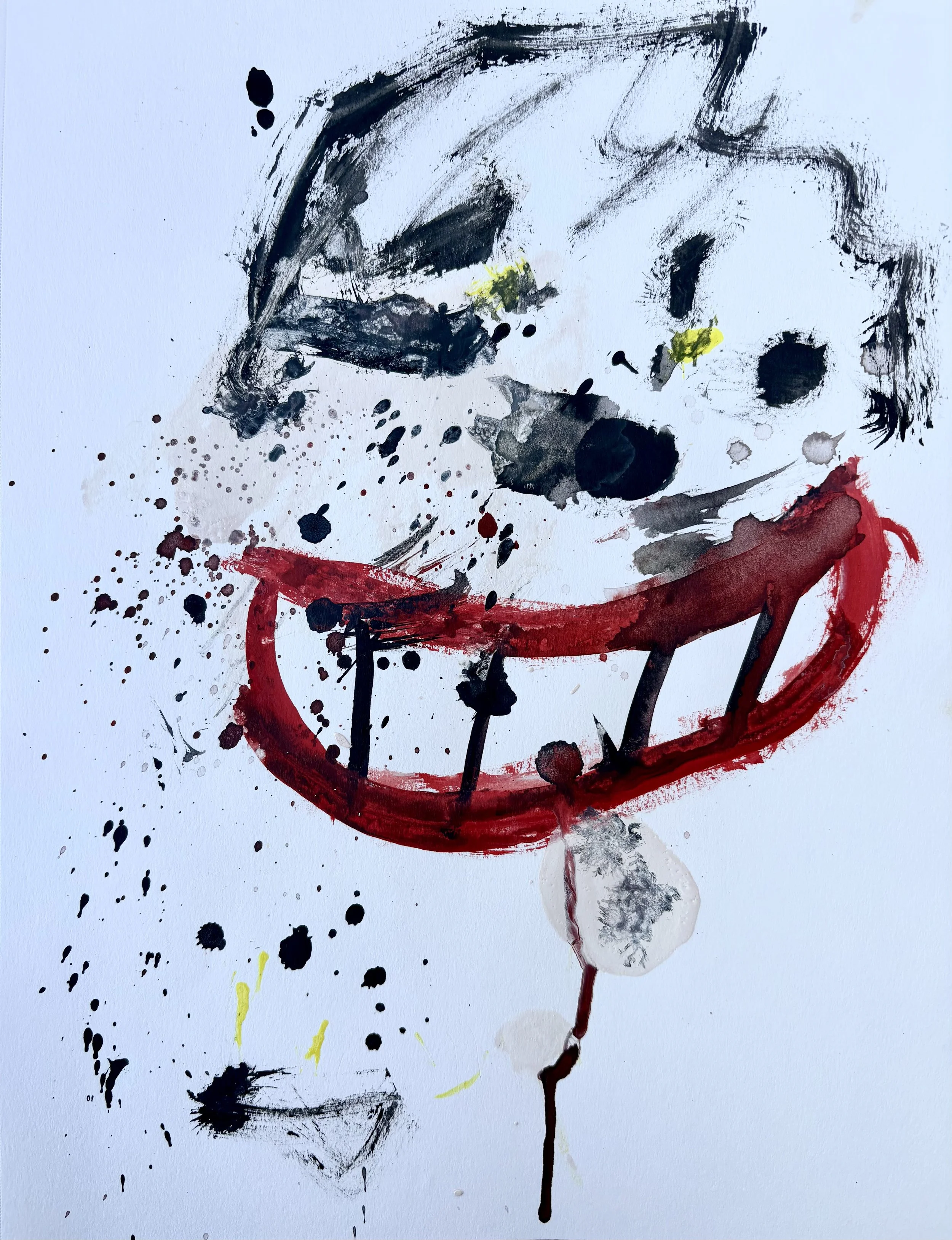 Ink on paper.