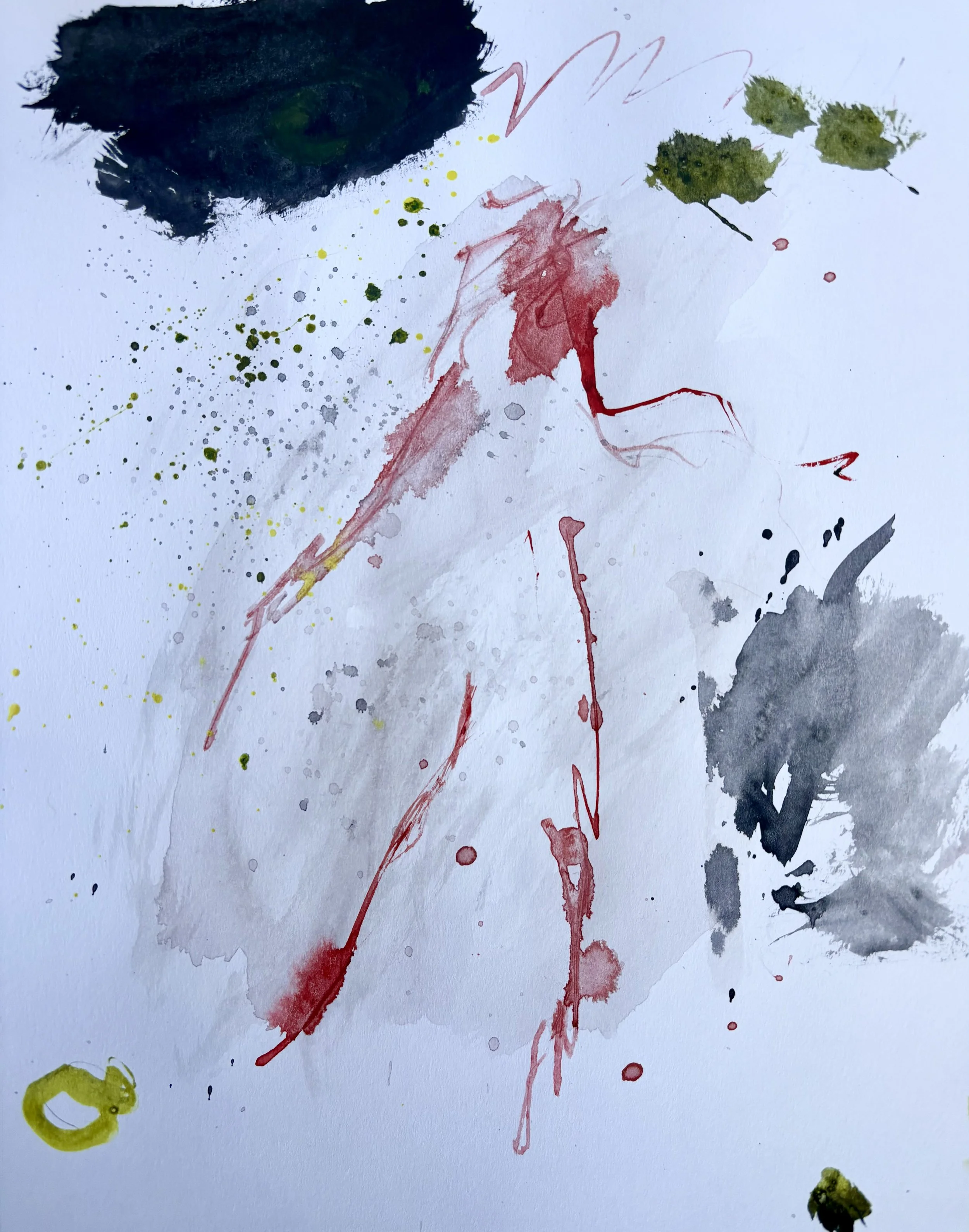 Ink on paper.