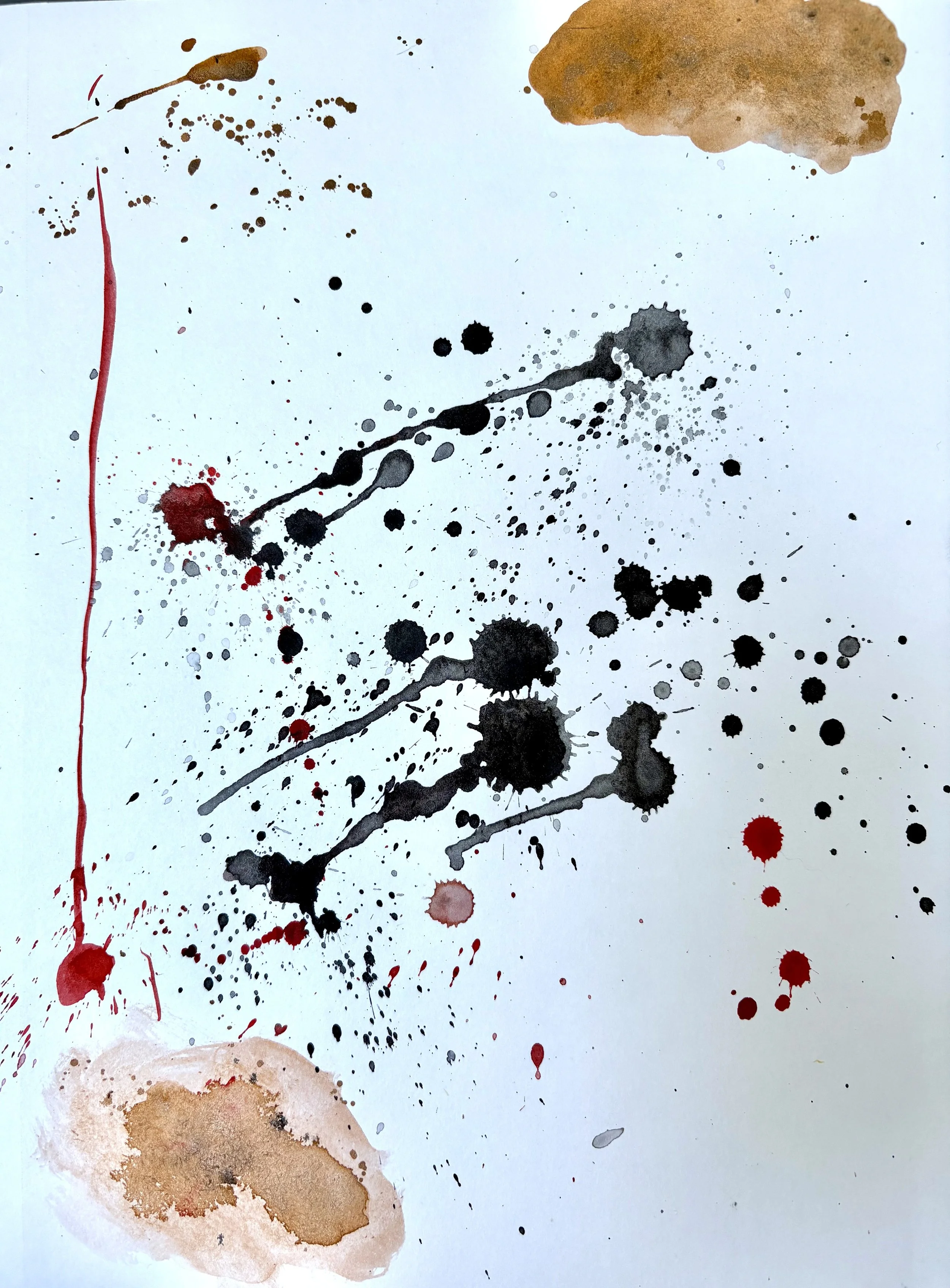 Ink on paper.