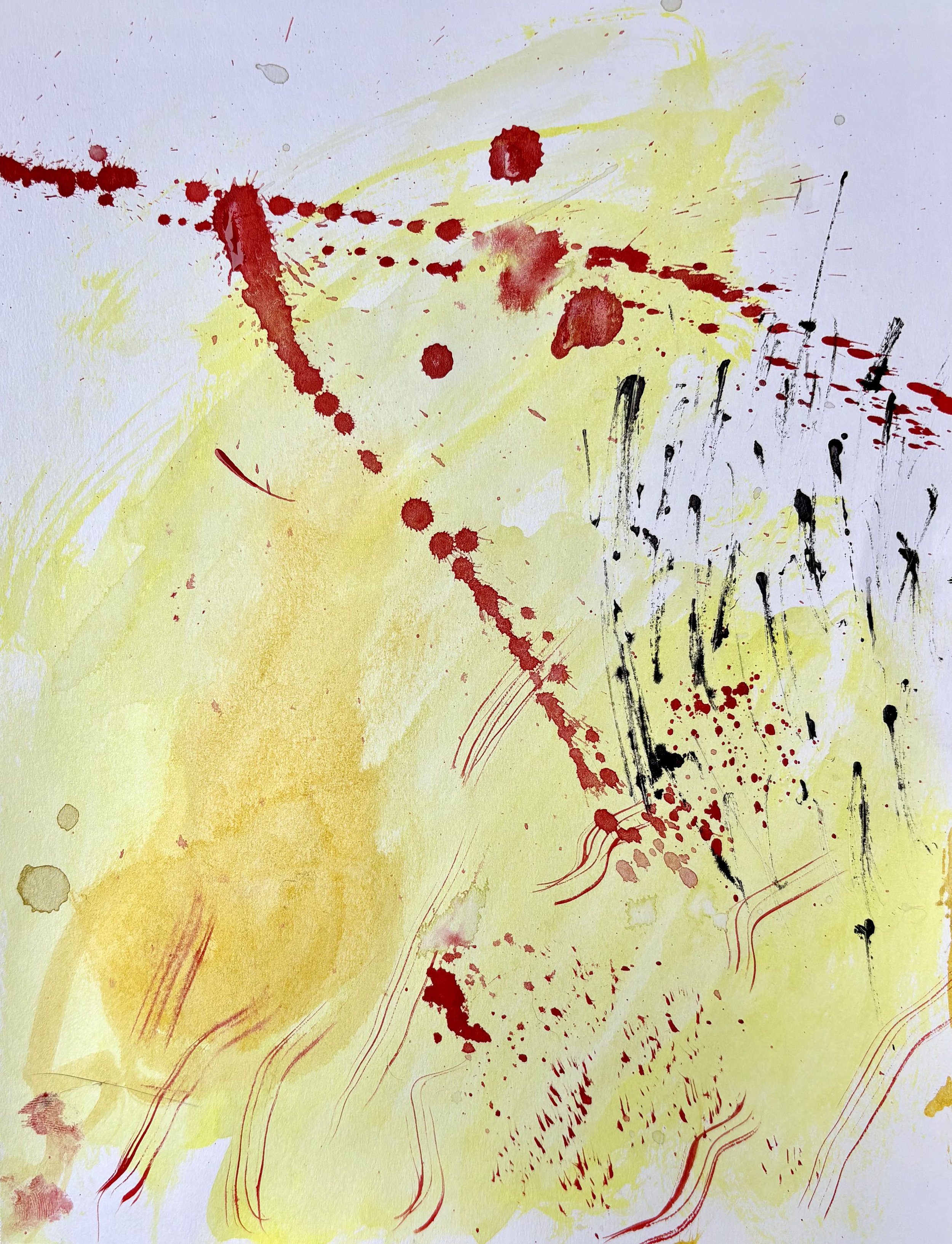 Ink on paper.