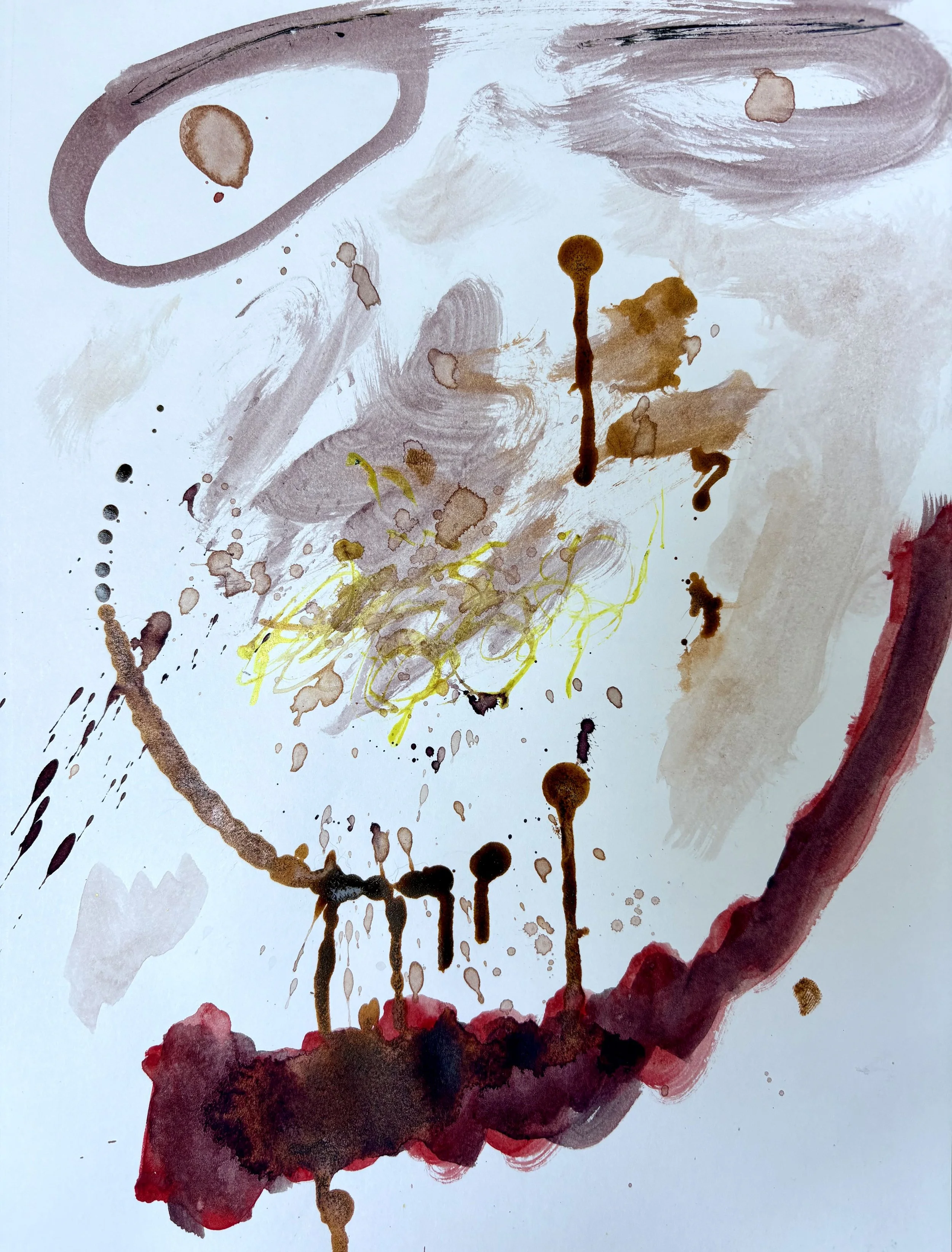 Ink on paper.
