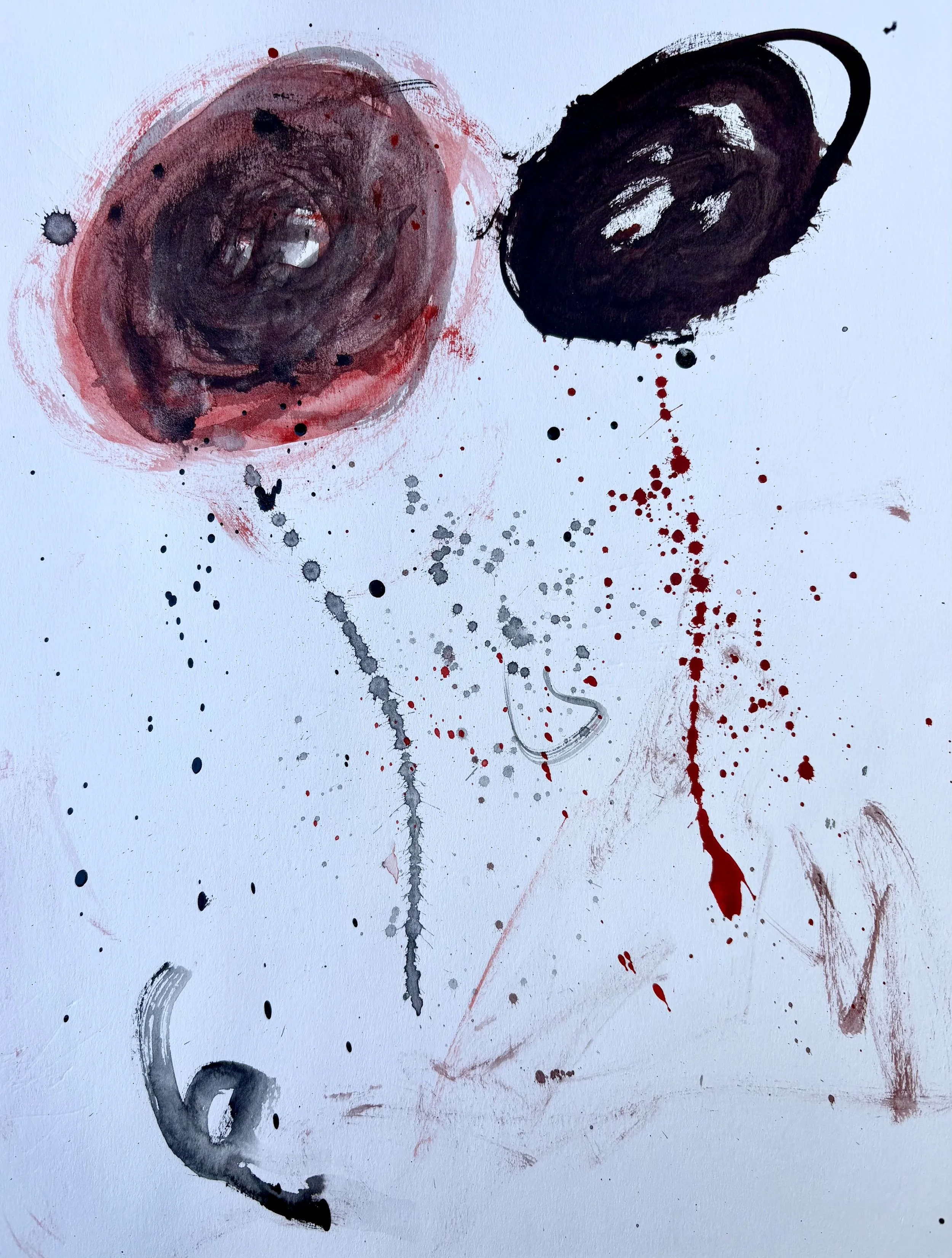 Ink on paper.