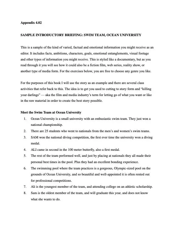 Class Activity Sample: Ocean University