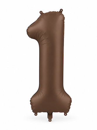 number balloon – large foil chocolate 100cm