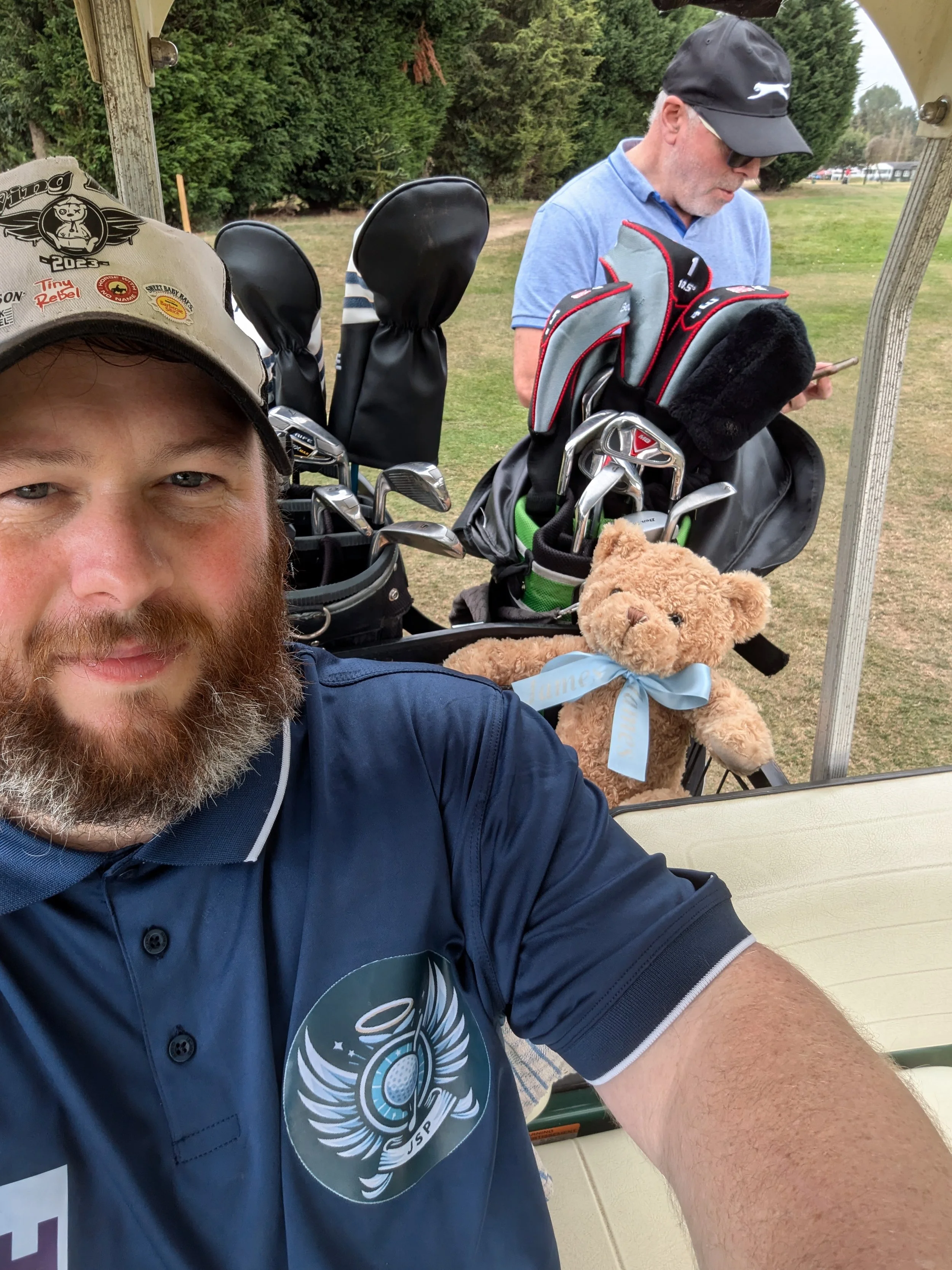 The first charity event playing 100 holes in one day. Aug 2024