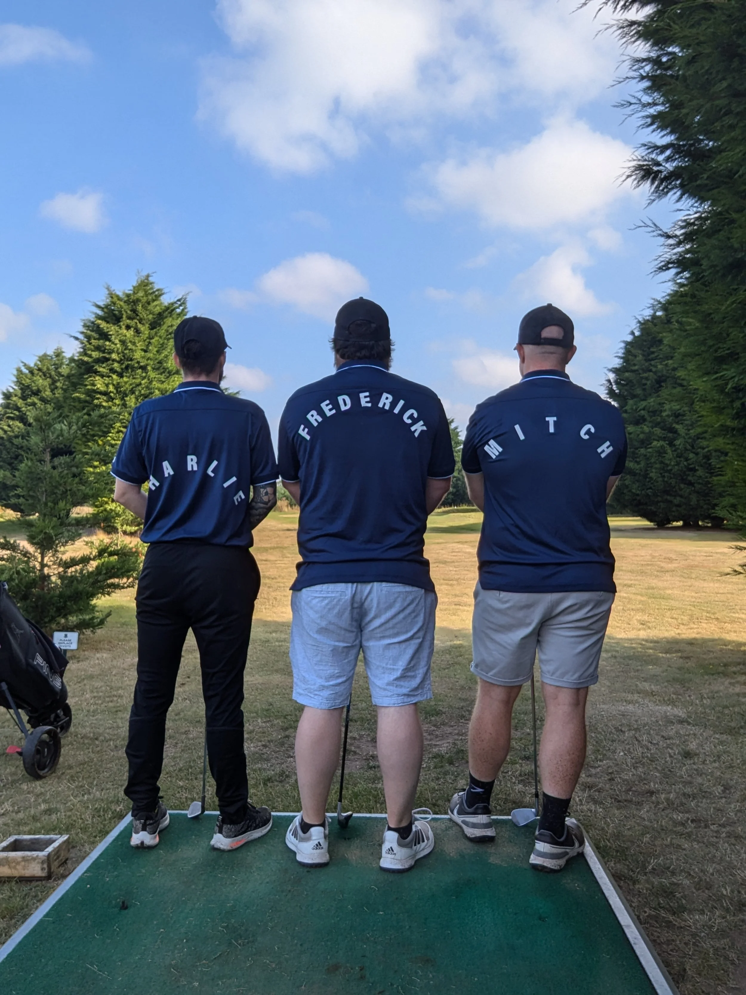 The first charity event playing 100 holes in one day. Aug 2024
