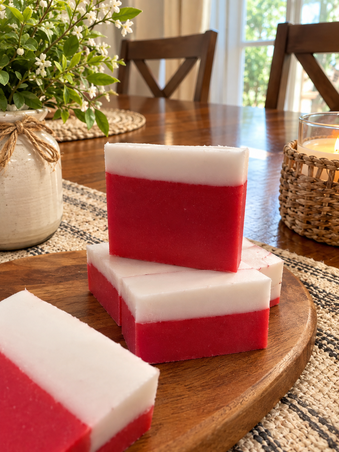 Santa's Hat Soap Bar