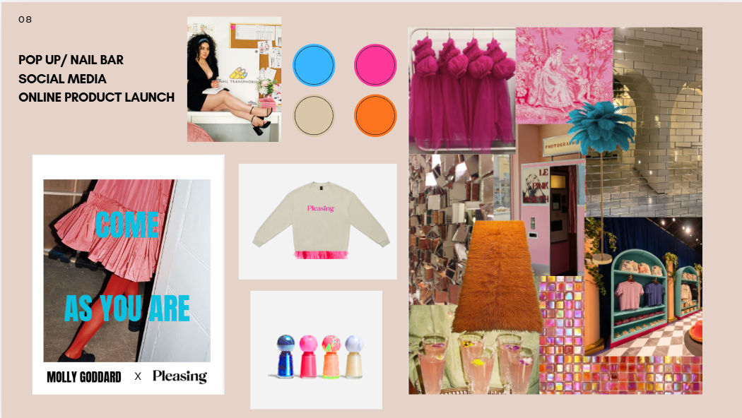 Molly Goddard x Pleasing Collaboration Concept