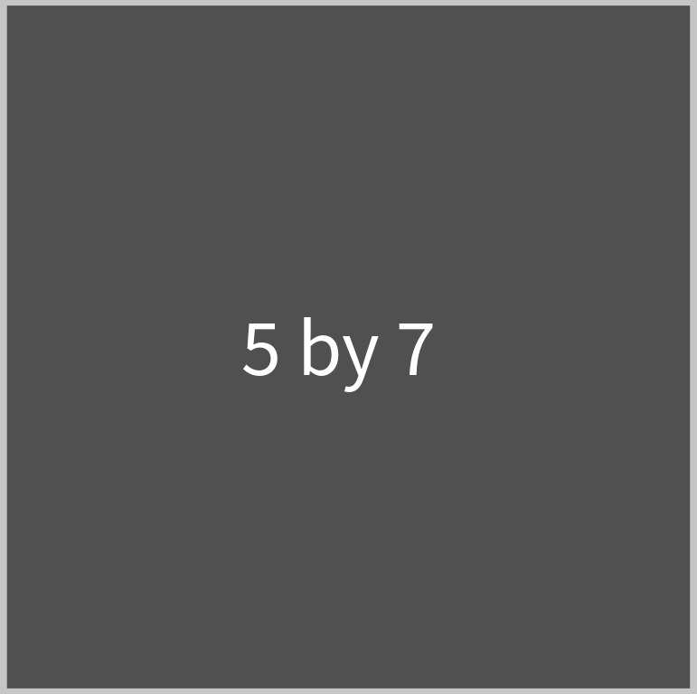 5 by 7 Print