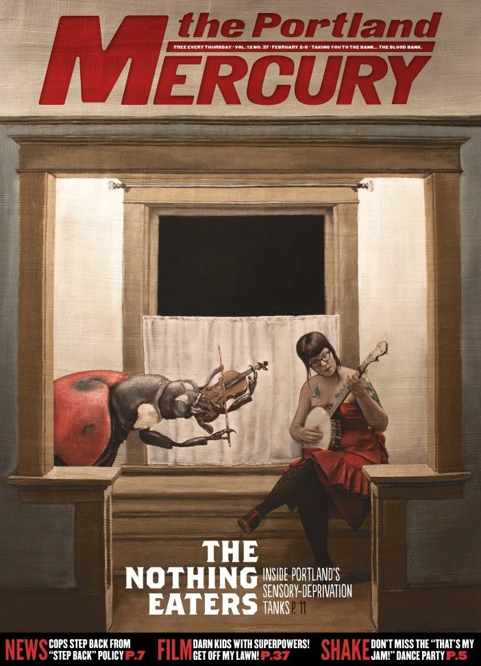 Cover of Portland Mercury, Vol. 12, No. 8 (2011)