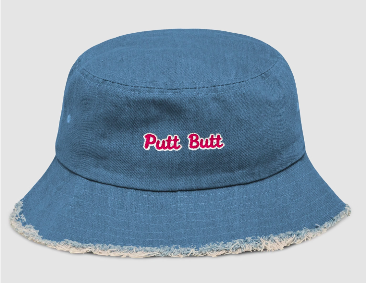 Putt Butt Denim Bucket Hat