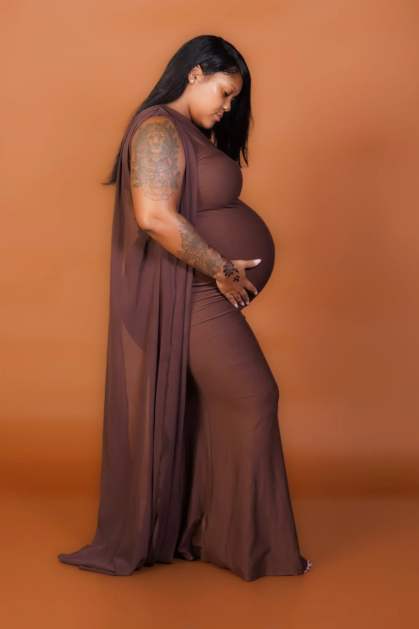 Shyannah celebrating her baby shower