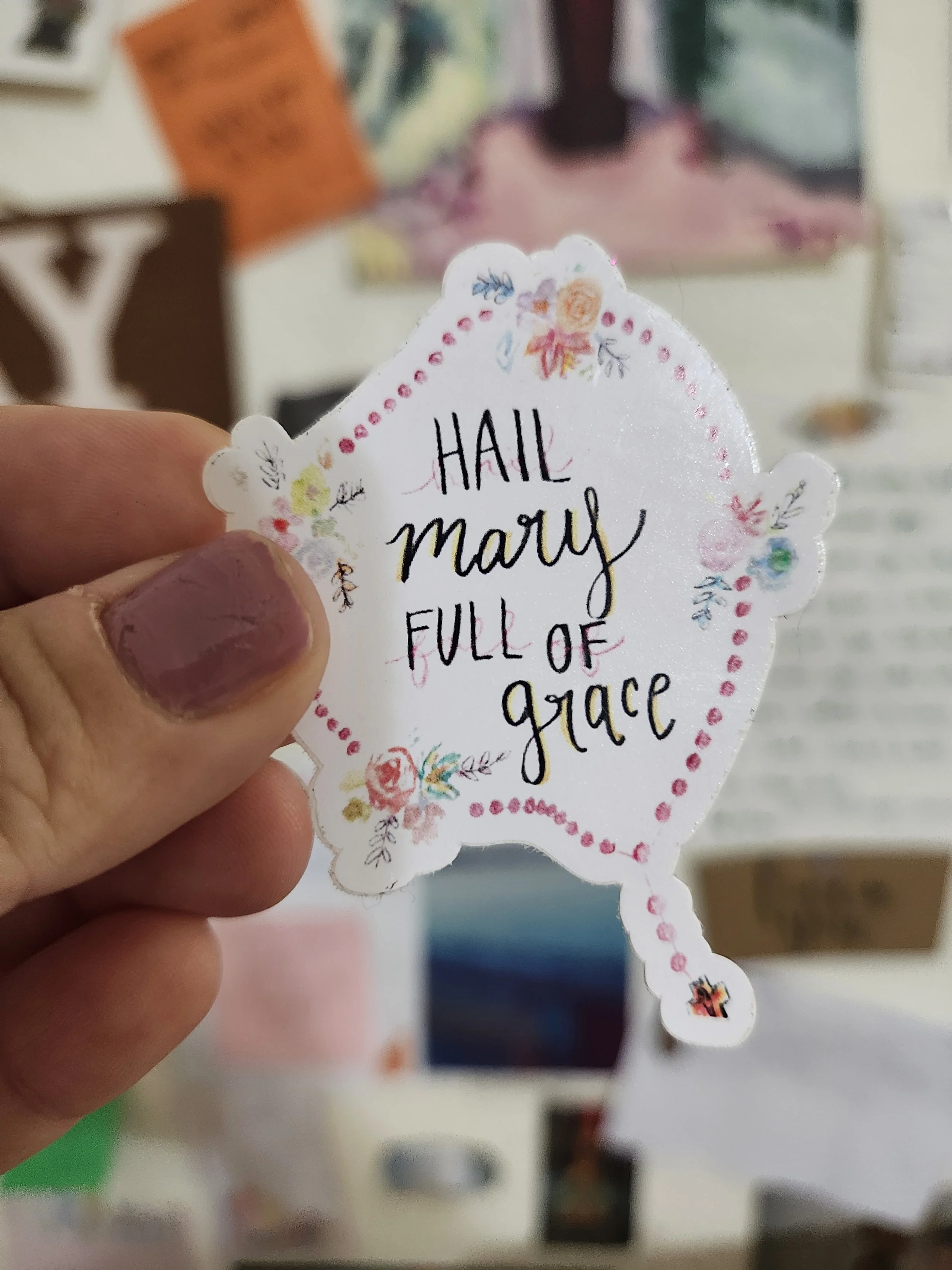 Rosary Sticker