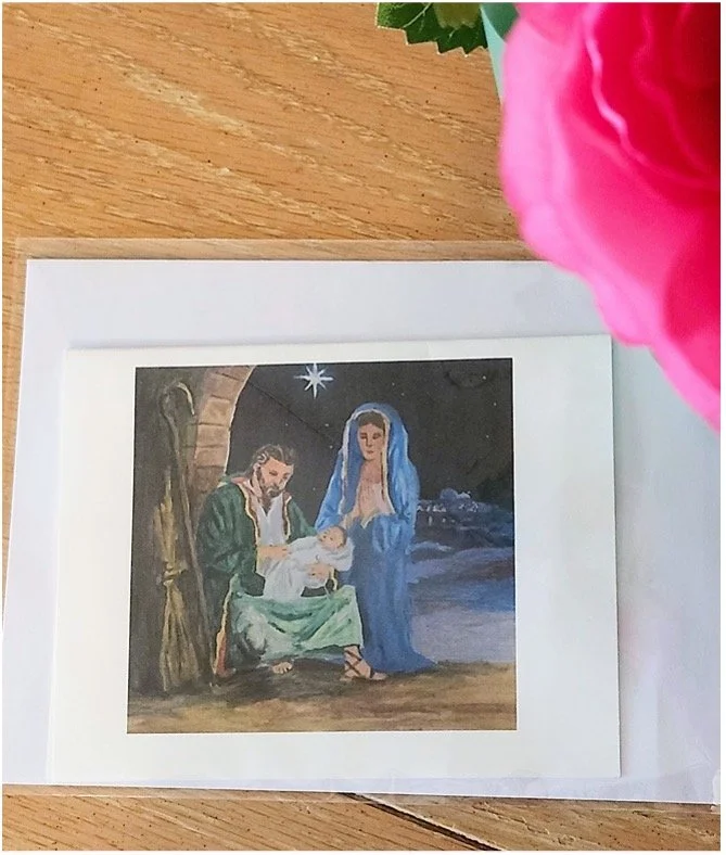 The Holy Family Catholic Card