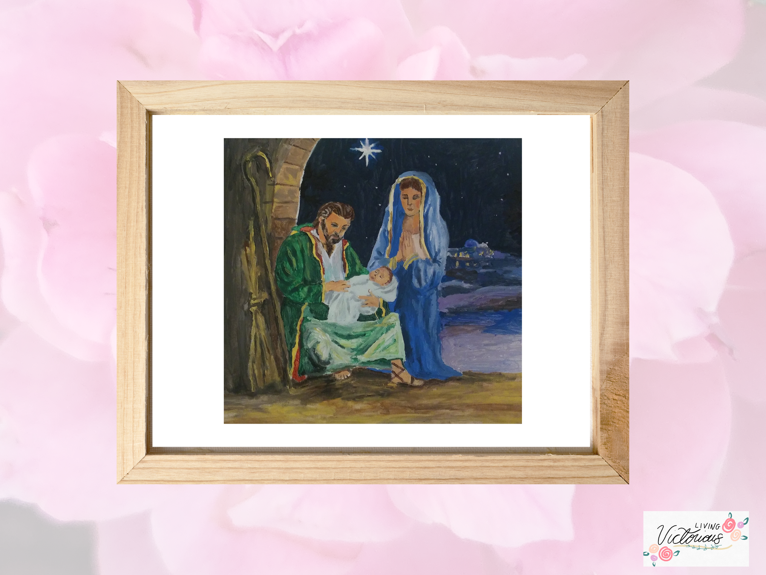 The Holy Family Large Art Print