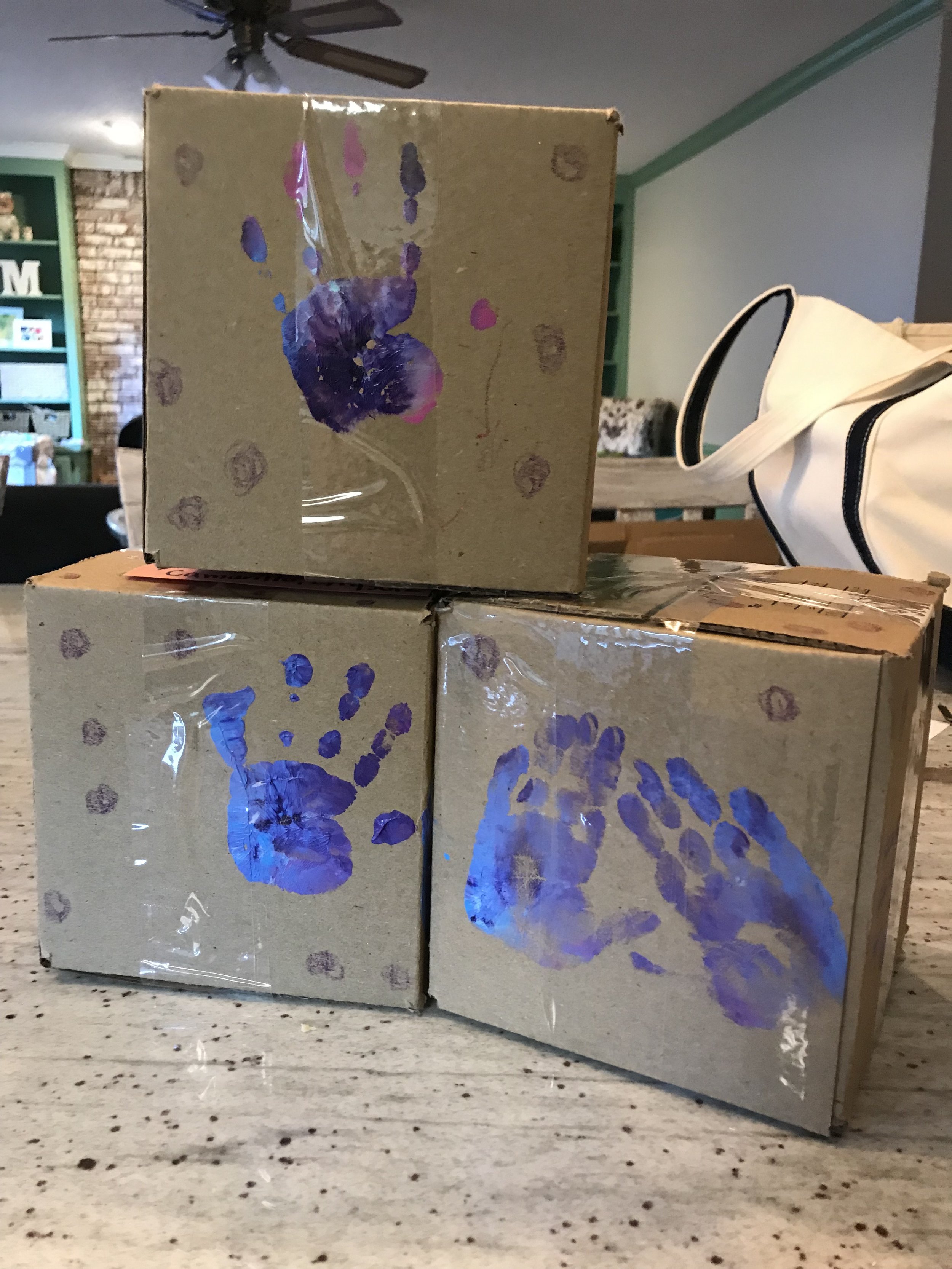 Mailed Brownies and Cookies to Family