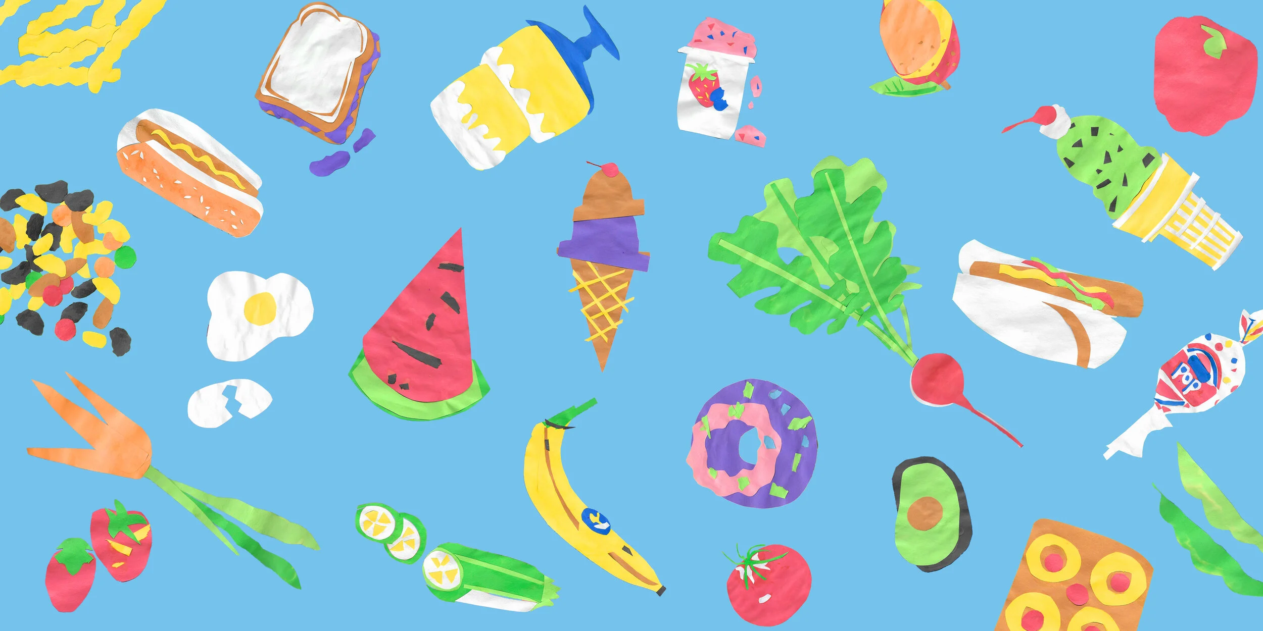 Paper Food ABCs
