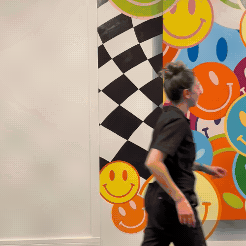 Smiley Face Mural*