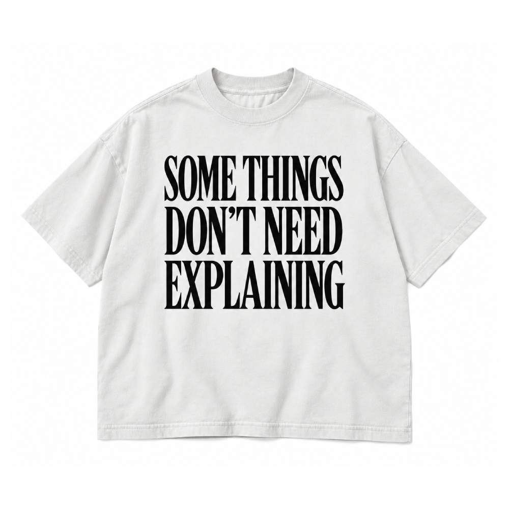 White Statement Tee