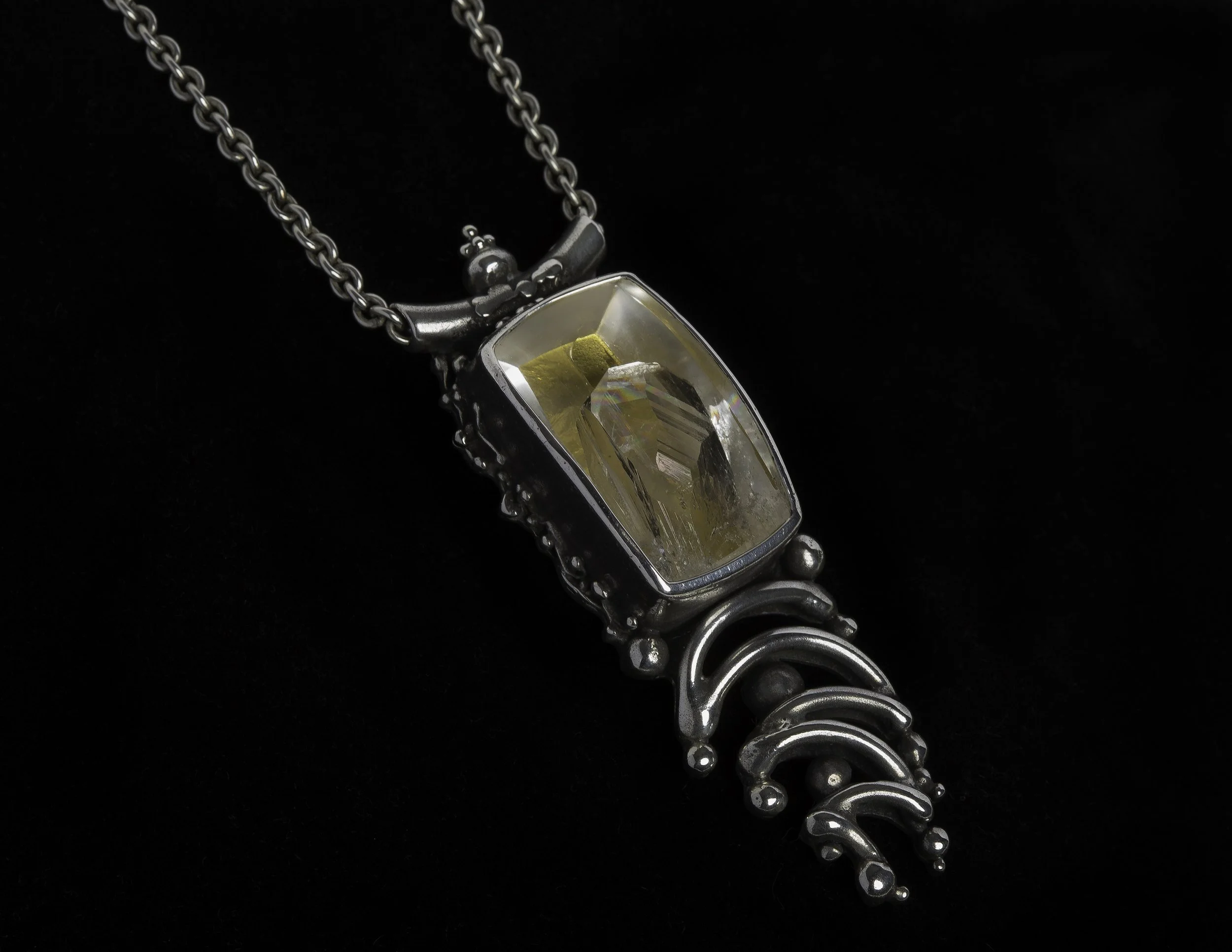 Rainbow Quartz Necklace
