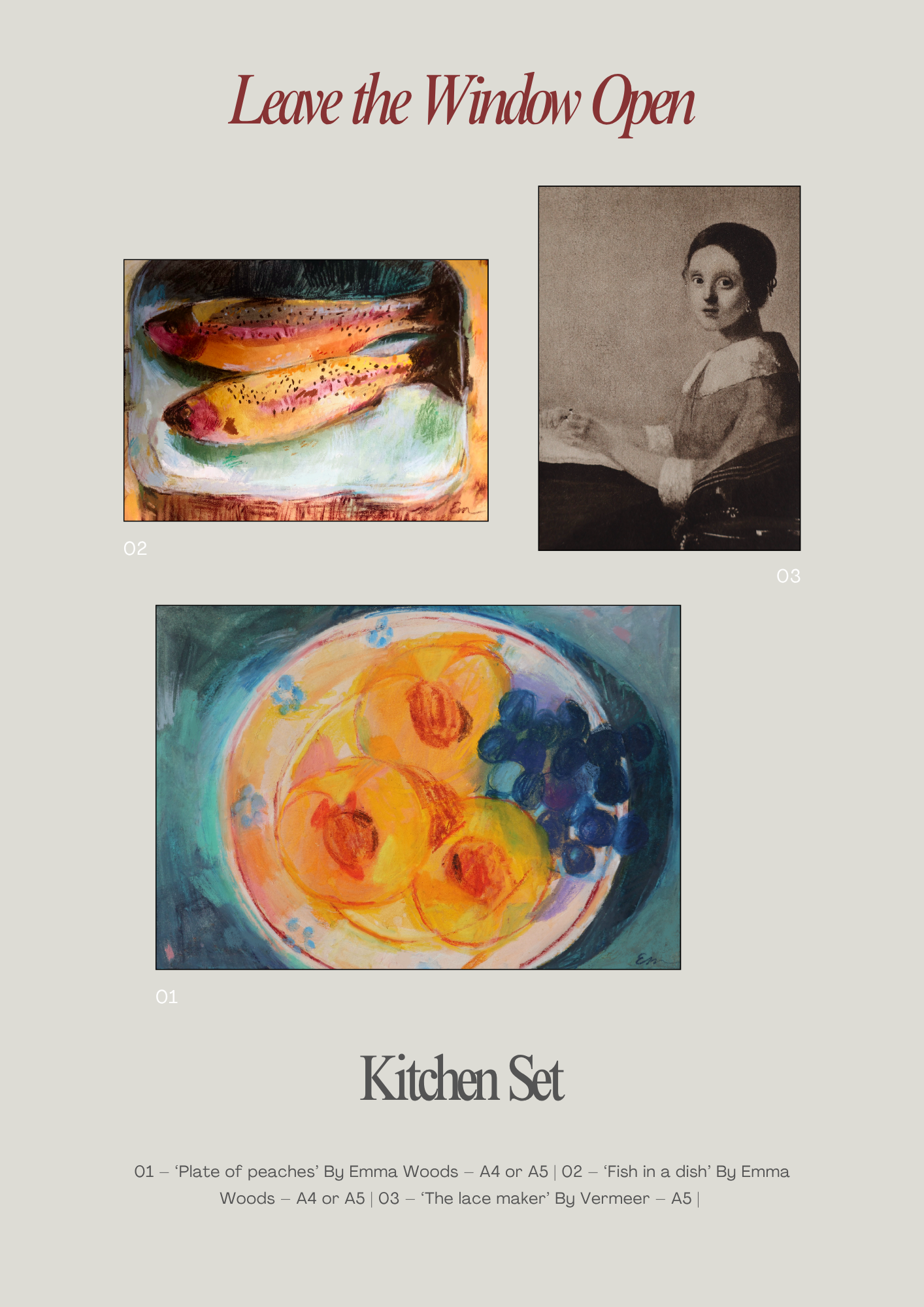 Kitchen set - Leave the window open