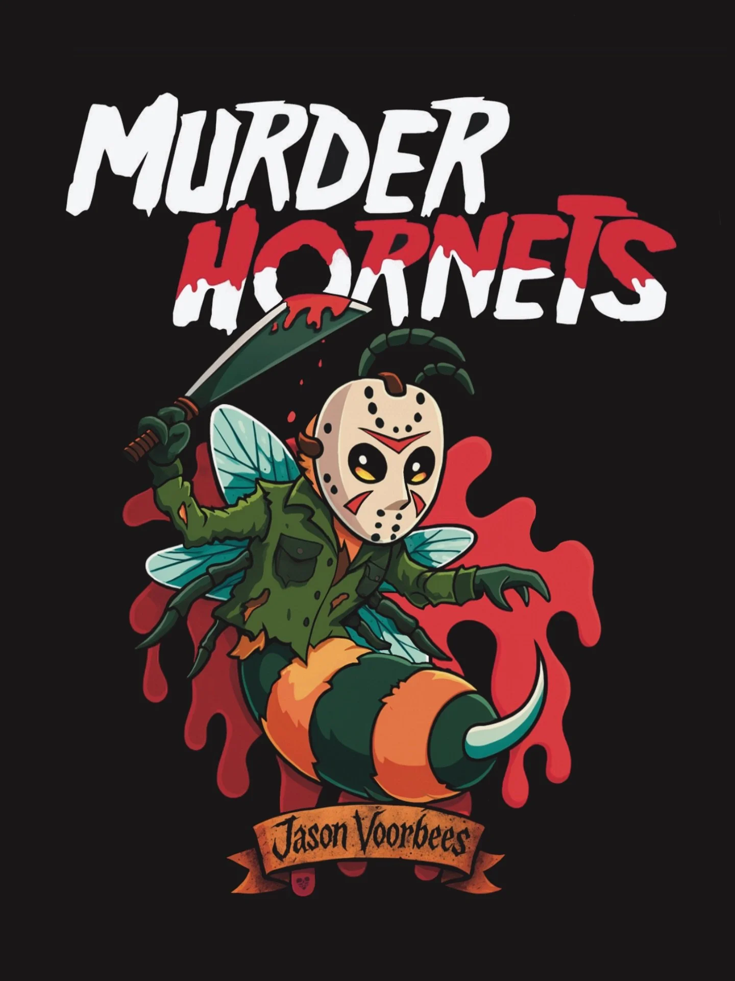 Jason Voorbees original Murder Hornets poster