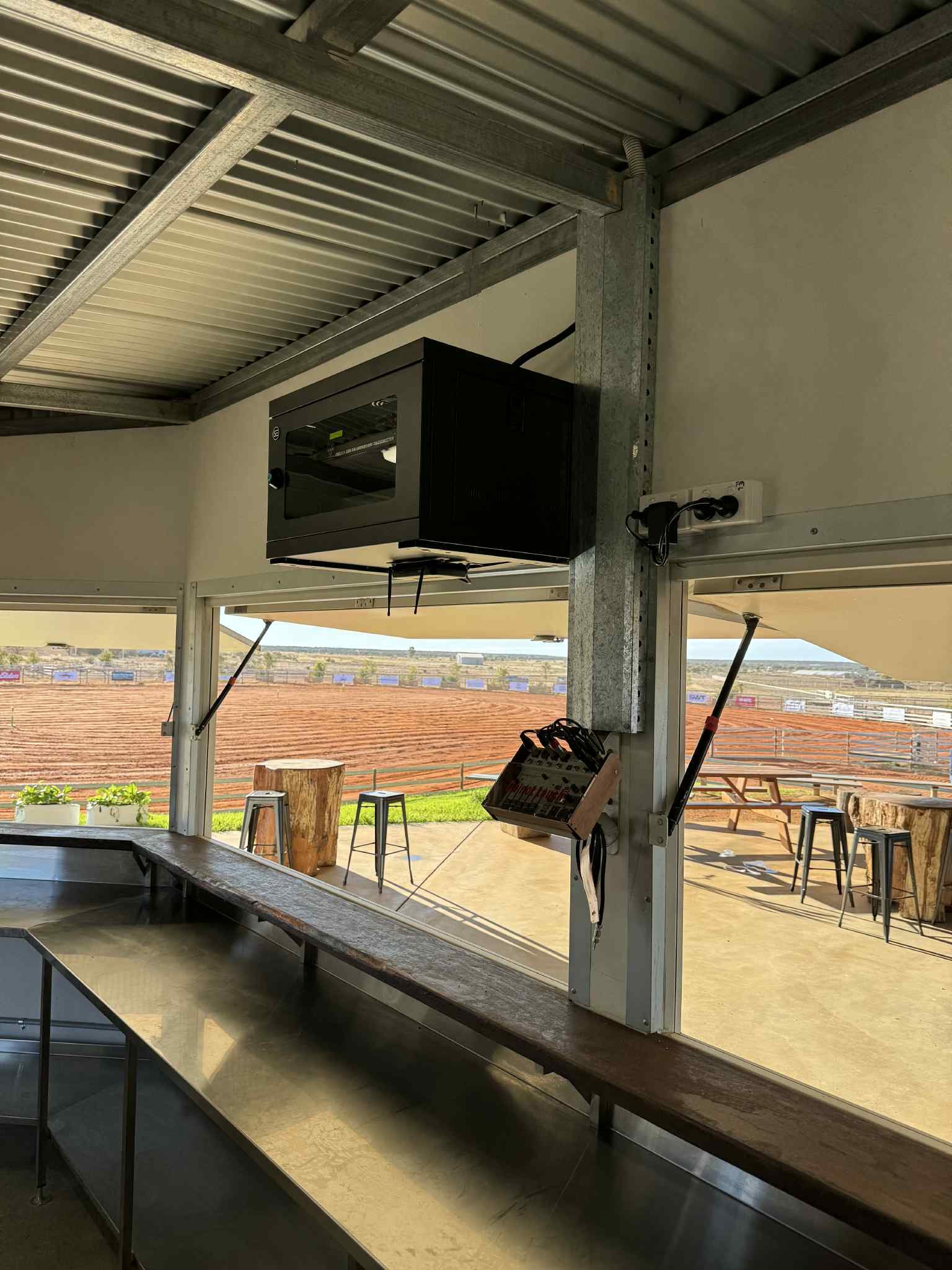 Mixer and AV Cabinet for Keeroongooloo Campdraft