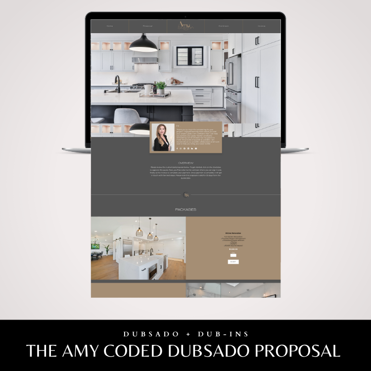 dubsado coded proposal template