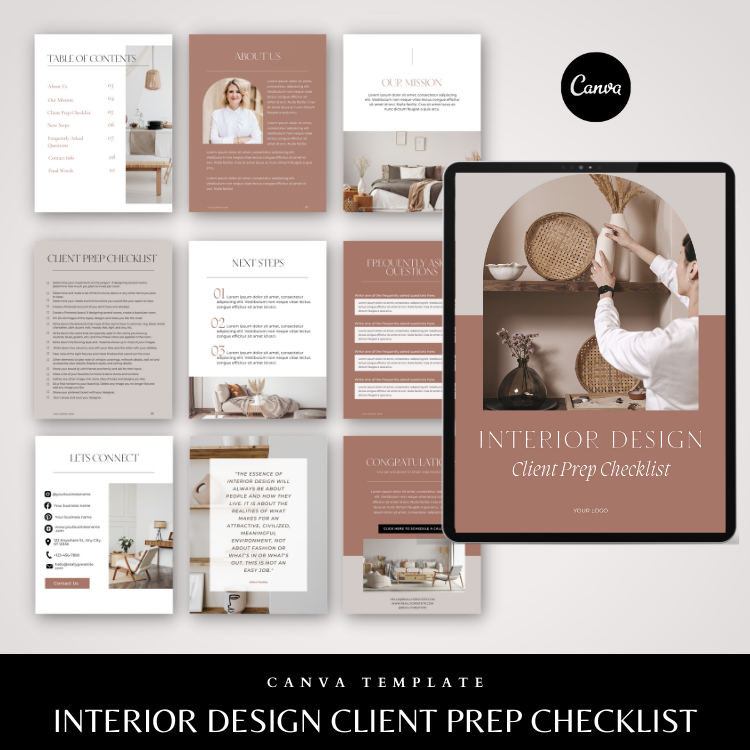 interior design project preparation list
