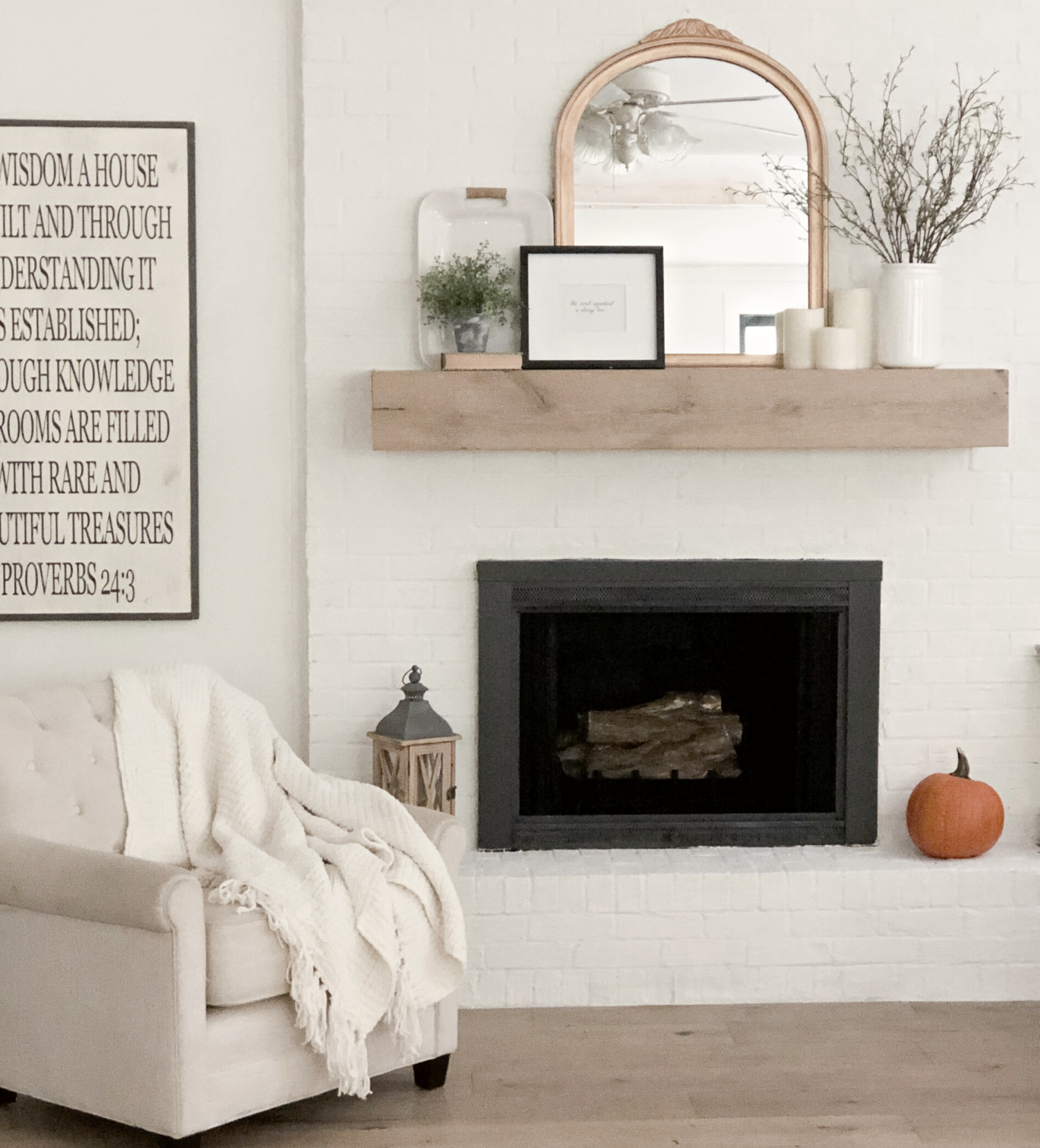 How to Decorate your Fireplace Mantel
