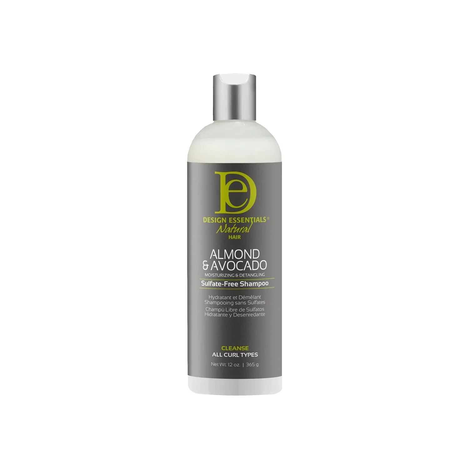 Design Essentials Almond & Avocado Moisturizing & Detangling Sulfate-Free Shampoo