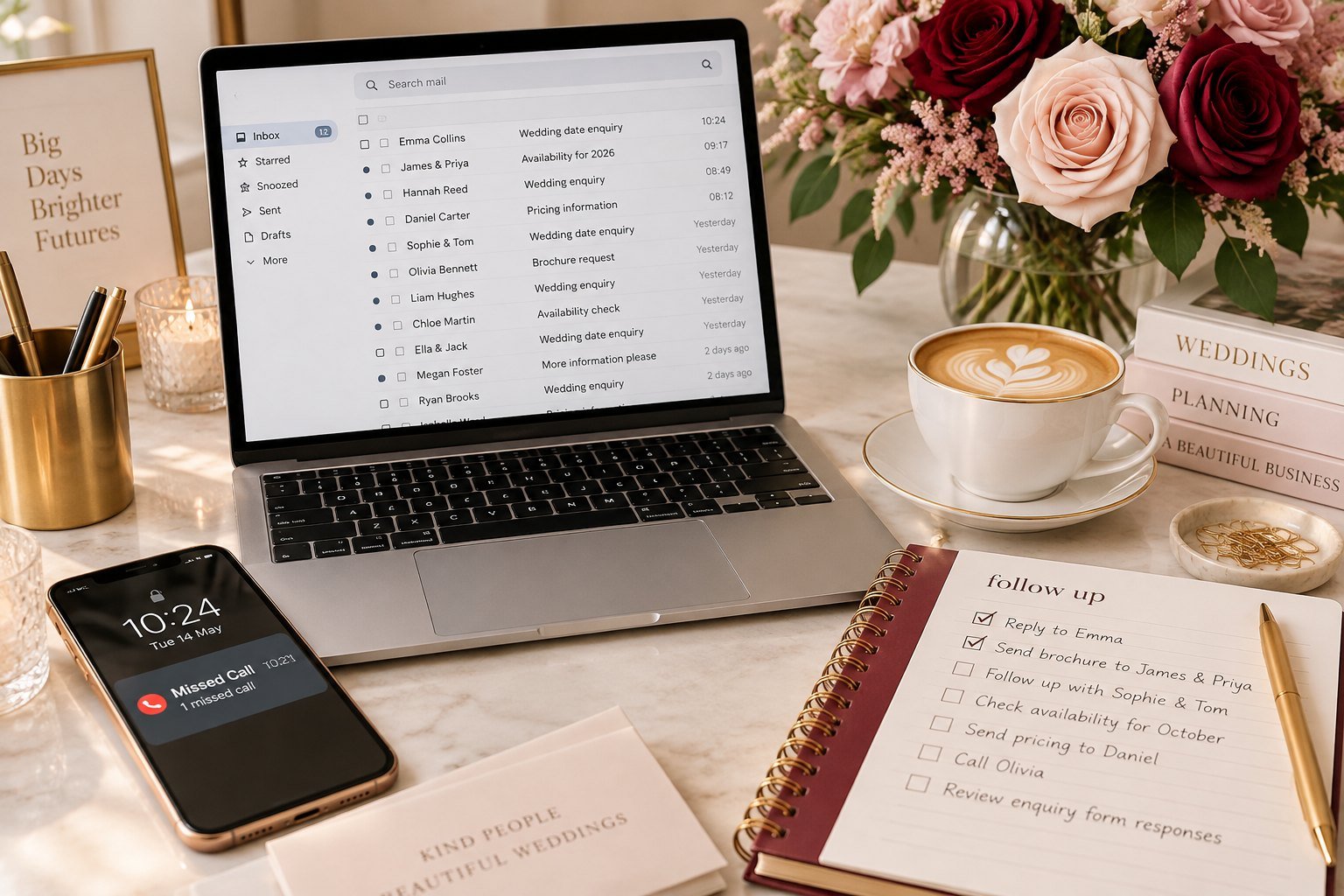 Why Your Wedding Enquiries Aren't Booking (and How to Fix It)