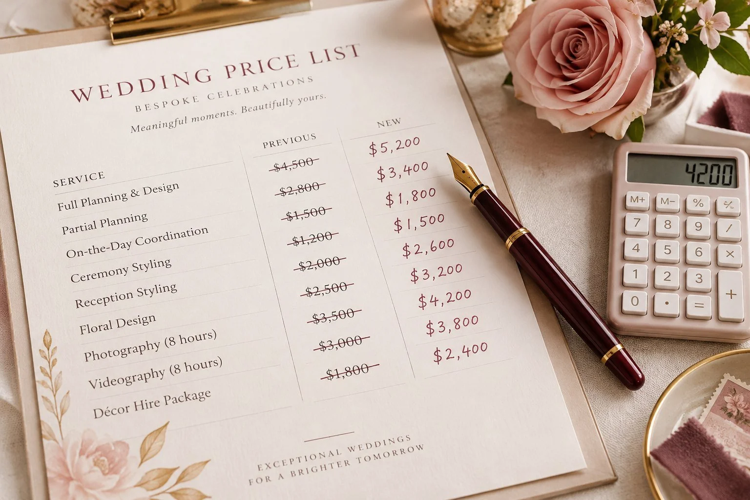 How to Raise Your Wedding Prices Without Losing Your Best Clients
