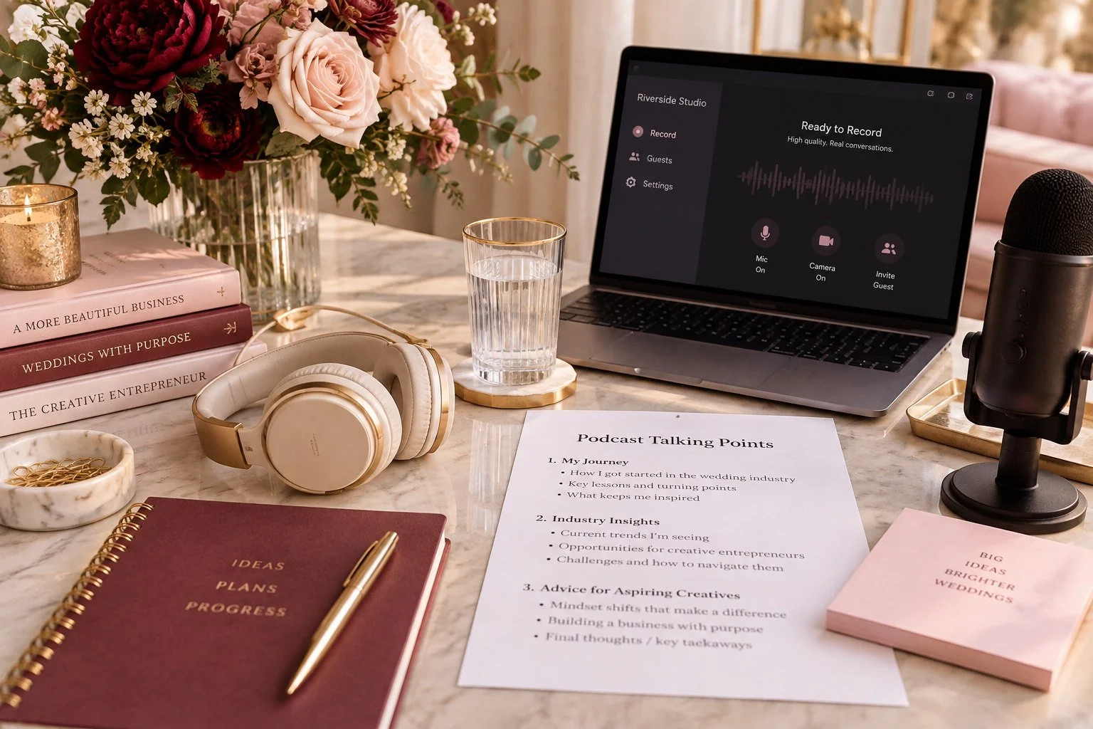 Podcast Interview Tips for Wedding Pros: How to Be the Guest Hosts Rebook