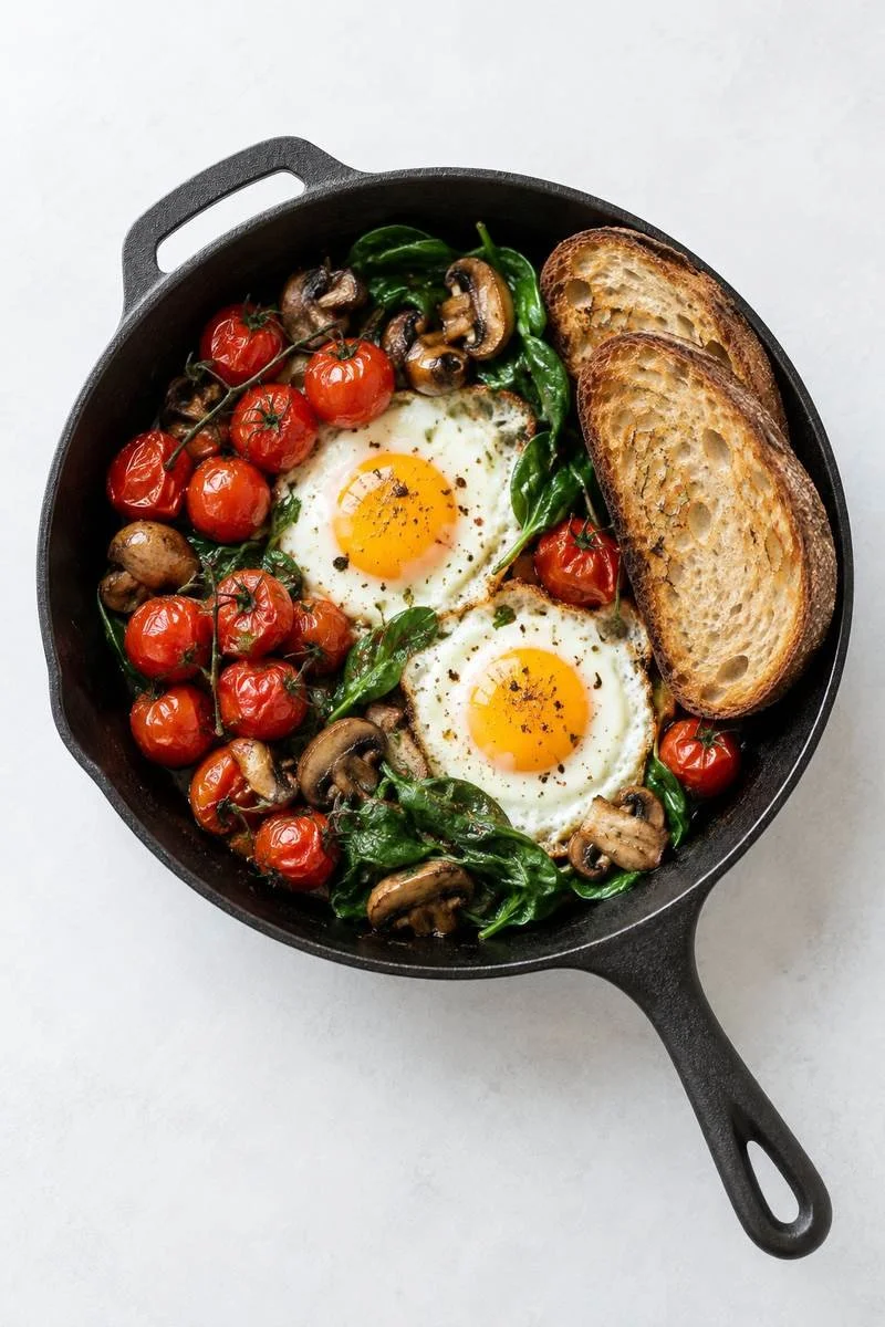 Fireside Breakfast on the Buschbeck Cast Iron Hotplate