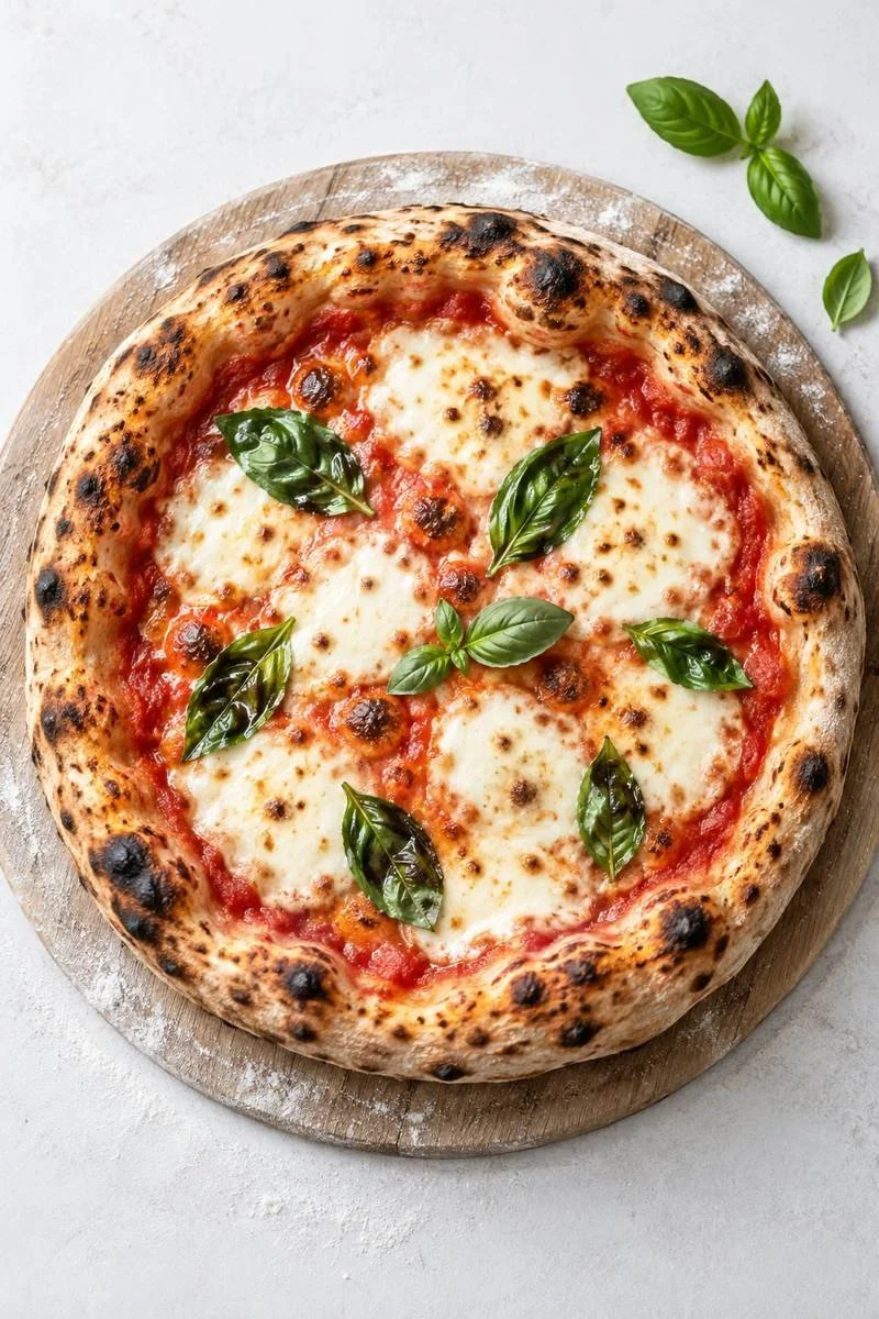 Margherita Pizza on the Buschbeck Pizza Stone