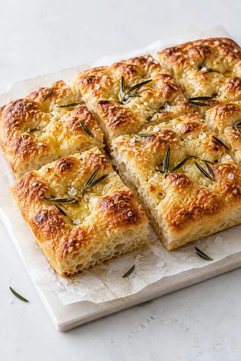 Wood-Fired Rosemary Focaccia in the Buschbeck