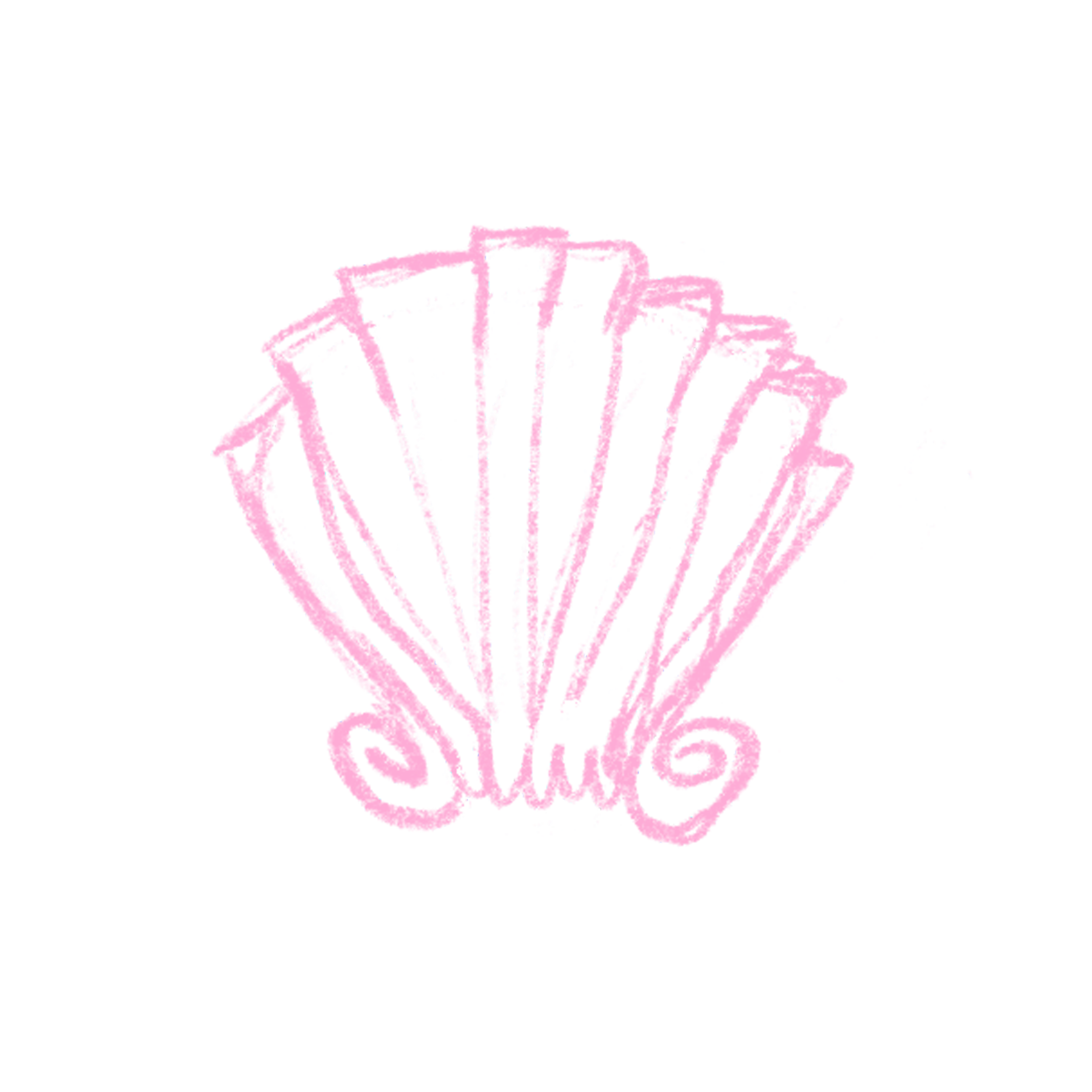 A pixelated image of multiple pink-colored tricycles stacked together.