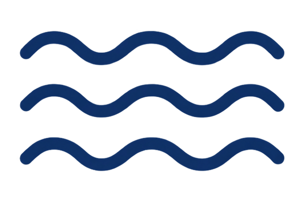 Wellen-Icon
Stilisierte Wellen als Symbol für Ostsee und Meer