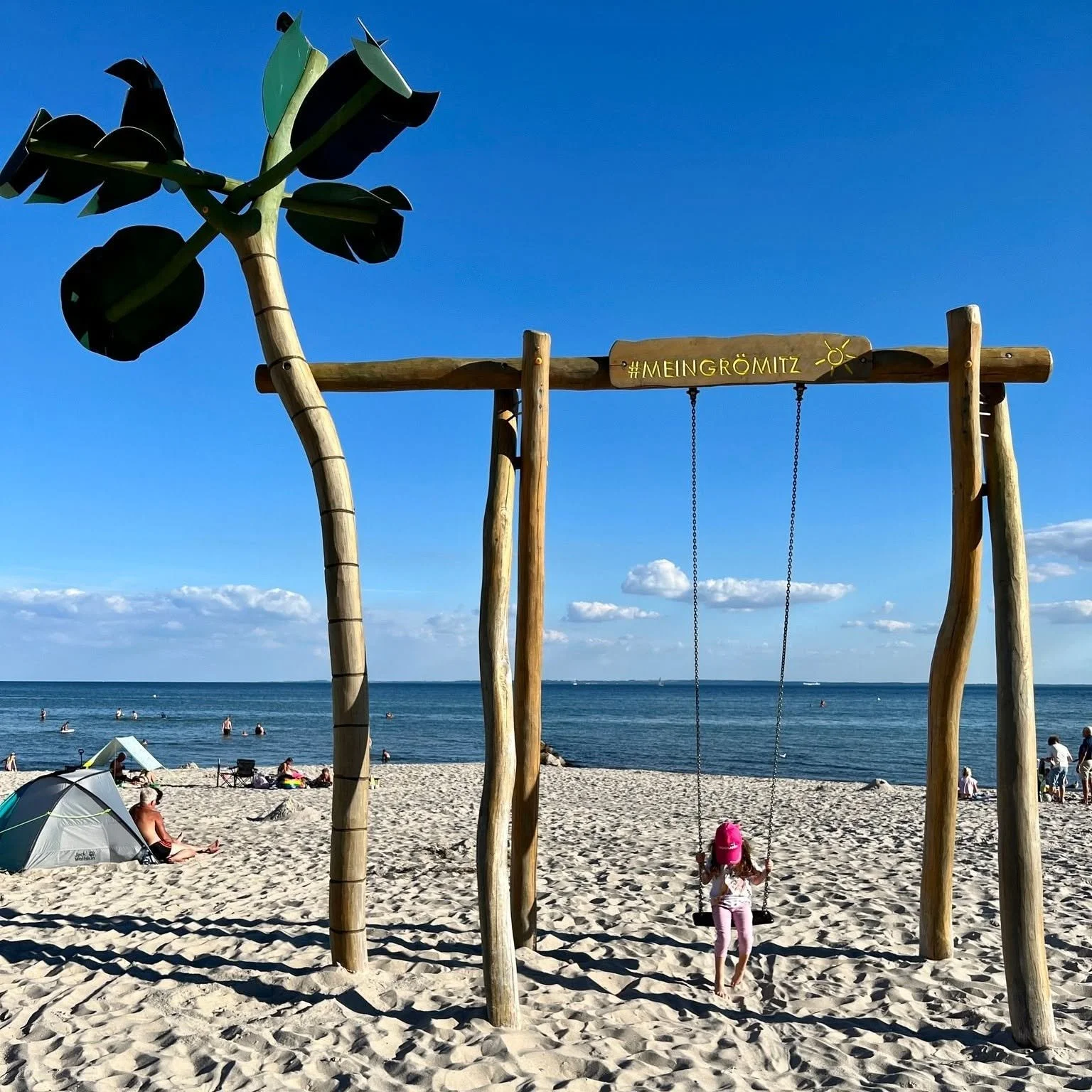 Schaukel am Strand
Strandschaukel in Grömitz direkt an der Ostsee