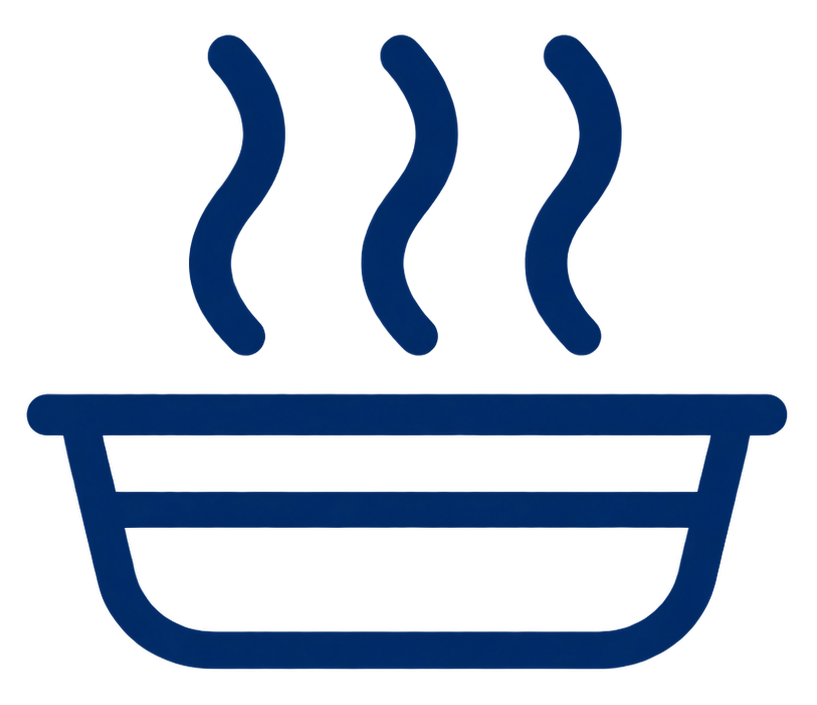 Wellness-/Wärme-Icon
Wellness-Symbol für Sauna, Whirlpool, Entspannung und Erholung in The Lazy Möwe