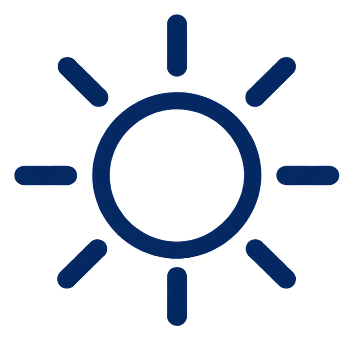 Sonnen-Icon
Sonnen-Symbol für Urlaub und Erholung an der Ostsee