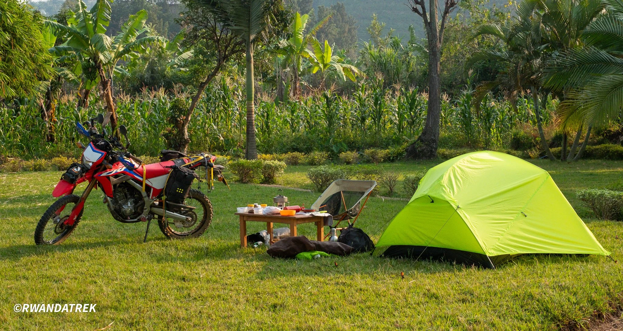 Wild Camp on the Congo Nile Trail 
