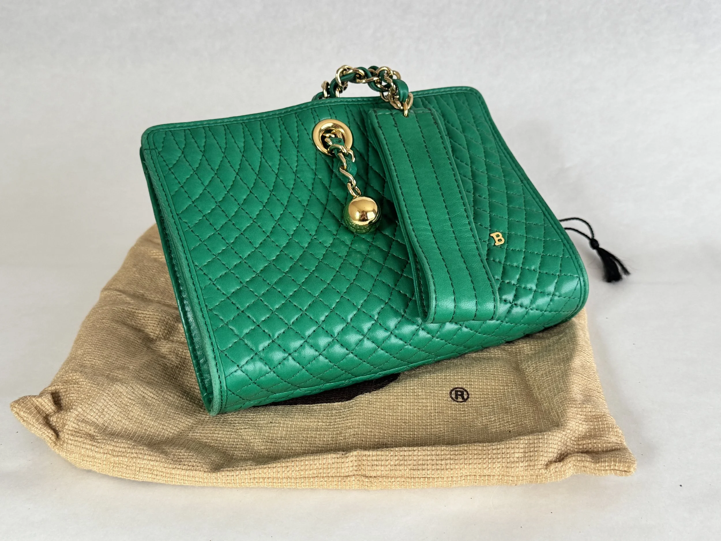 Green Bally Wristlet