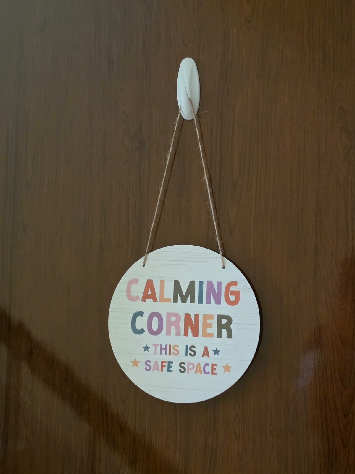 Calming corner: a safe space