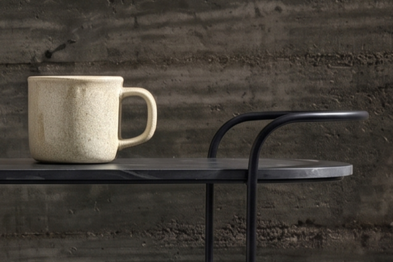 Imagen B80 piedra negra y taza