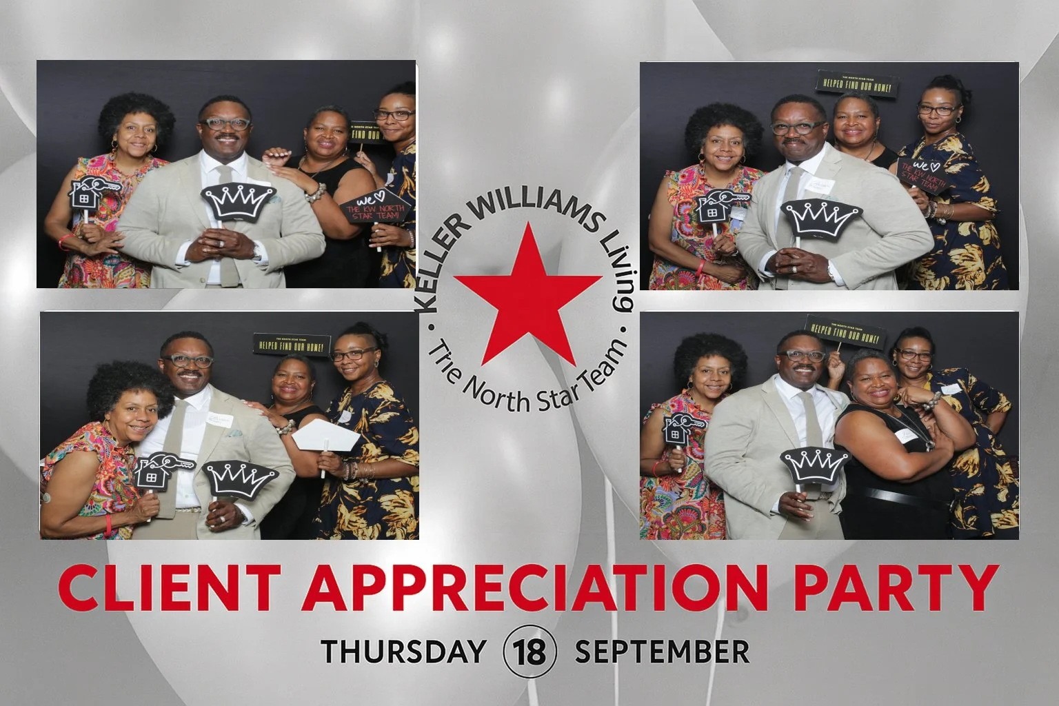 Keller Williams · Client Appreciation. Custom branded prints from a Legacy event.