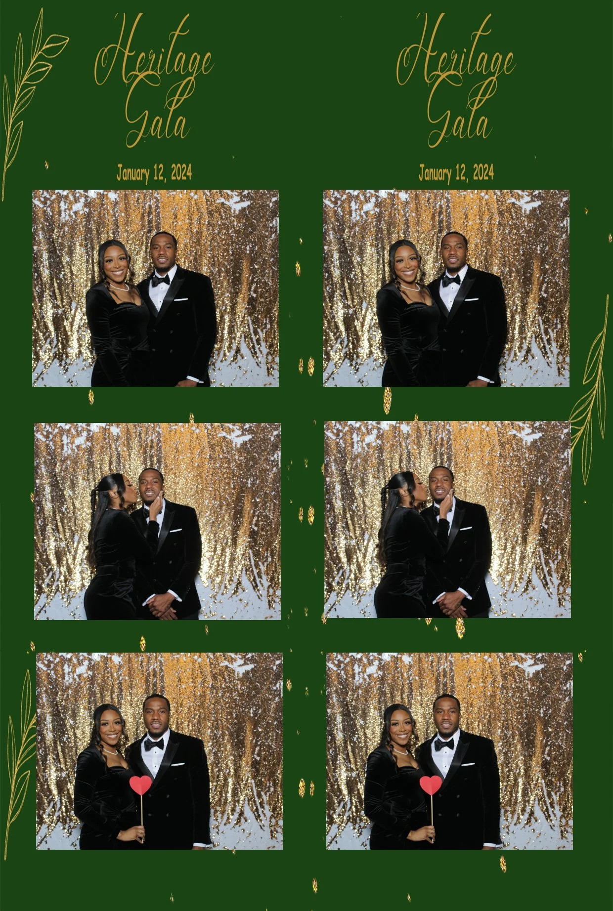 Heritage Gala 2024 · Personalized print strips from a Legacy event.